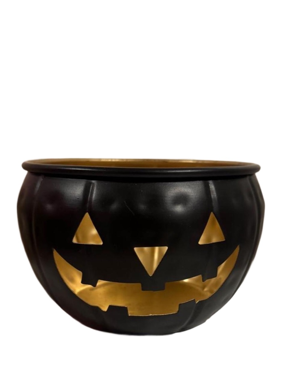 New 👻🎃 Black Metal Jack-O'-Lantern Luminary/Candle Holder by Nantucket Dist